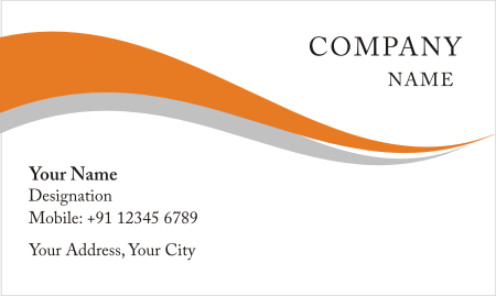 Visiting Card Leaf